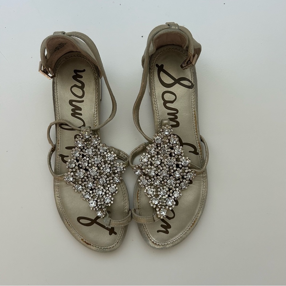 Sam Edelman Women's Rhinestone Sandals - Picture 3 of 3